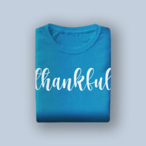 Printed Dark Blue T-shirt- Customizable Ladies T-shirt