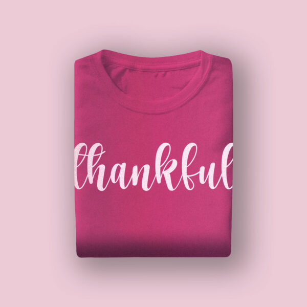 Printed Pink T-shirt- Customizable Hoodie
