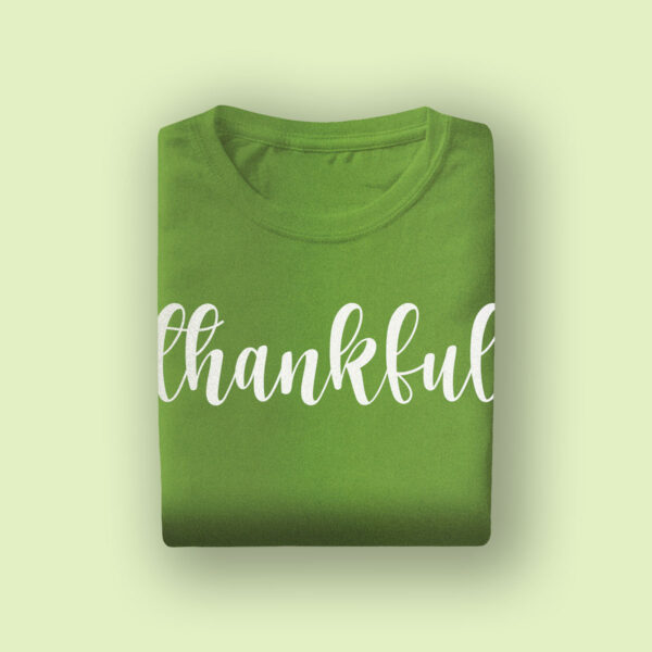 Printed Green T-shirt- Ladies Customizable Tshirt
